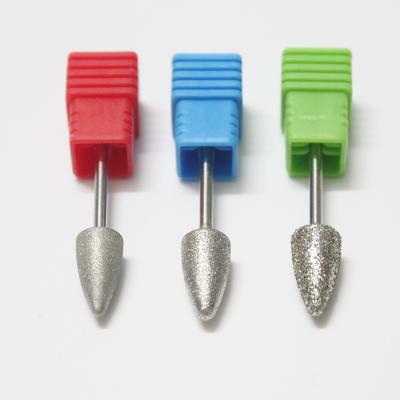 China Nail Art Tool Wholesale High Quality Manicure Tools Metal Tungsten Carbide Nail Grinding Drill Bit for sale