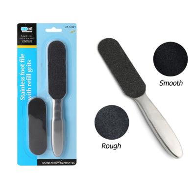 China Foot Care Sandpaper 80/180 Self Adhesive Grit Files Sanding Cloth Pedicure Feet Care Foot Rasp Replacement Callus Remover Dead Skin for sale