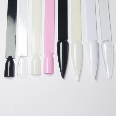 China Wholesale Cheap Sharp Nail Gel Polish Display Practice Sample 40 DIY Manicure Nail Tips Sharp Color Chart for sale