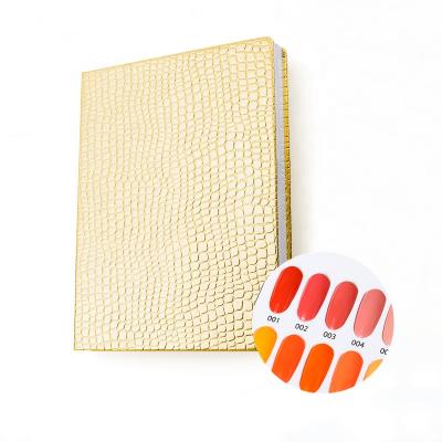 China Practice Design Board Nail Color Screen Book 120 Color Chart Nail Gel Nail Polish Color Card Panel Nail Salon Painting Tools for sale