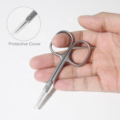 China Russian Nail Art Manicure Cuticle Scissor Curved Right Handed Scissors Tip Dead Trimmer Skin Envy Remover Salon Nail Care Tools for sale