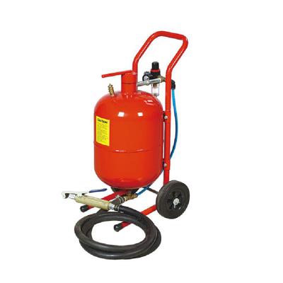 China Non-Toxic Shot Blasting With Complete Accessory , 2 Wheels Vacuum Mobile Blasting Device for sale