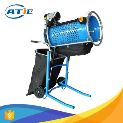 China Electric Soil Sifter Soil Sieve with Collection Bags, Multifunctional Foldable Rotary Sieve for Garden for sale