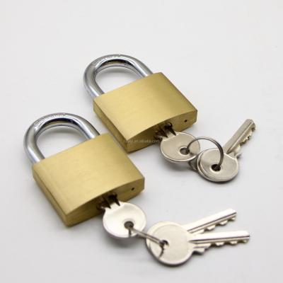 China Backing Type 25mm Cheap Good Quality Safety Waterproof Brass Padlock for sale