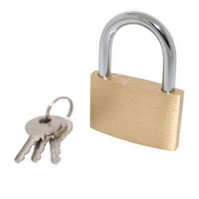 China Good Quality Selling Solid Brass Padlock Thin Type 50mm Waterproof Anti Security Hot Cheap Cut for sale