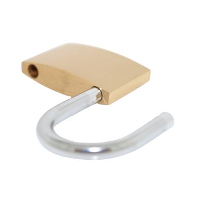 China 60mm thin type waterproof brass padlock hardened anti-theft anti-theft security shackles candados for sale