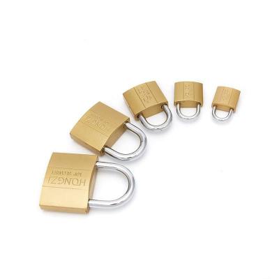 China High Security Small Luggage Lock Cheap Good Quality 25mm Waterproof Imitate Iron Brass Padlock for sale