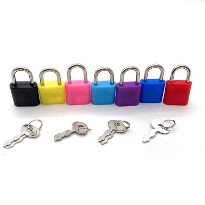 China Cheap Lock Colored Plastic Baggage Luggage Handbag Small Padlock for sale