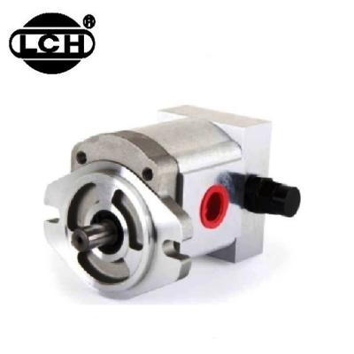 China Agriculture hydraulic gear pump LCH hgp-1a forklift single pump with safety valve for tractor for sale