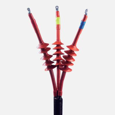 China PE Kugao Power Cable Accessories 26/35kV 3 Cores Outdoor And Indoor Heat Shrink Termination Kit for sale