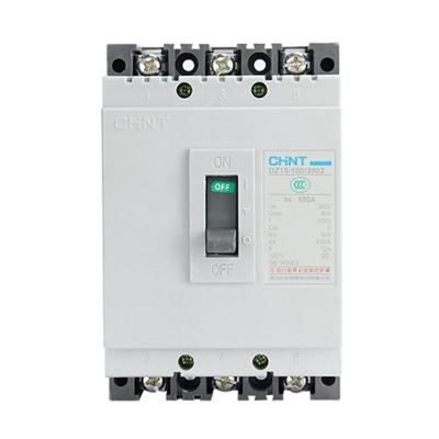 China CHINT Buildings New and Original DZ15 Series Molded-Case Circuit Breakers 2P 3A 380V MCCB for sale