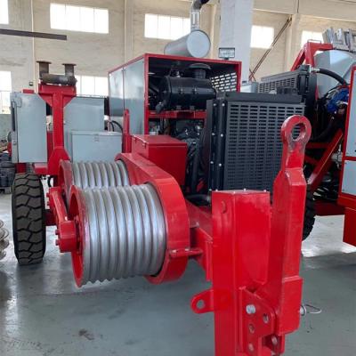 Cina 118KW (158hp) Max Pull Force 9 Ton Transmission Line Stringing Equipment in vendita