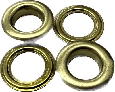 China 13mm nickel free gold brass eyelet for curtains for sale