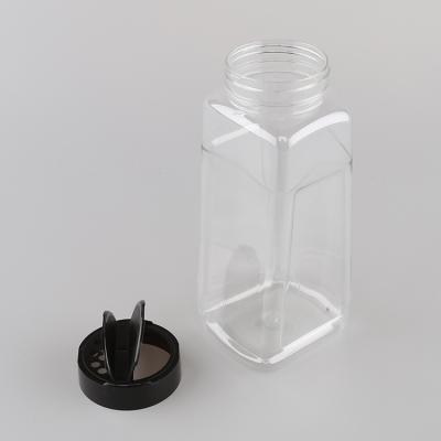 China Wholesale 30oz Plastic Empty Spice Food Jars Flavor Free Bottle Salt Container Bpa Pet Open End for sale