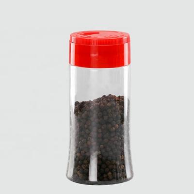 China Stocked 8oz 250ml Empty Plastic Spice Jars With Twist Caps for sale