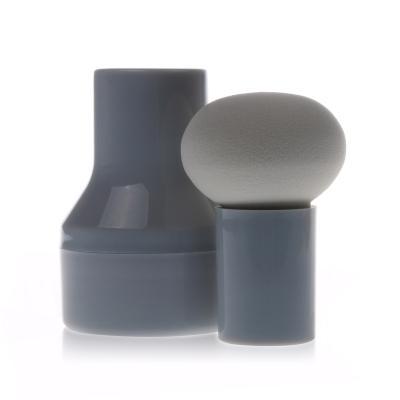 China Custom Gray Makeup Tool Mushroom Style Base Applicator Sponge Makeup Brush Sponge for sale