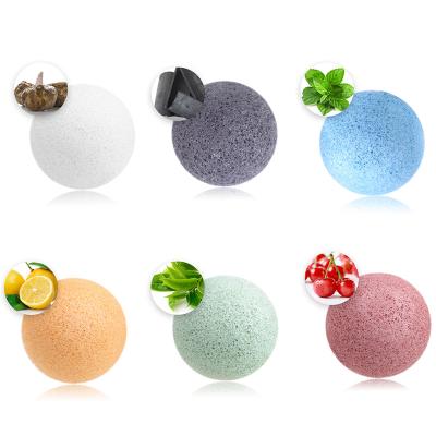 China All Natural Unique Colors Japan Best Selling Cherry Facial Cleaning Dry Sponge Wet Expandable Konjac Sponge Amazon Konjac Sponge for sale