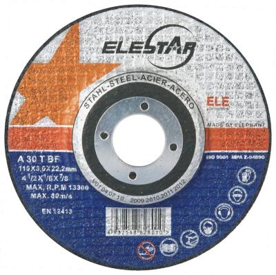 China CUT FOR ALL METAL STAR ELE Reinforced 4.5 Inch Cutting Wheel 115mm Cut Disc For Metal for sale