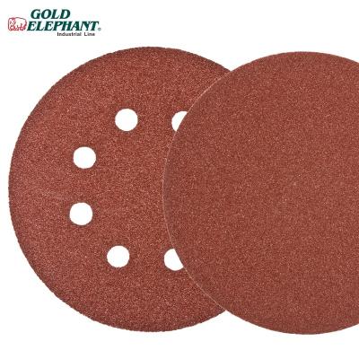 China Paint/Filler Elephant Paper Elephant/Gold High Quality Abrasive Magic Tape Sanding Sanding Discs For Painting Varnish Filler for sale