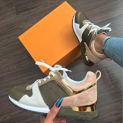 China New Fashion Trend High Quality Women's Sports Shoe Fashion Mesh Breathable Non-Slip Sneakers Ladies Outdoor Sports Shoes for sale