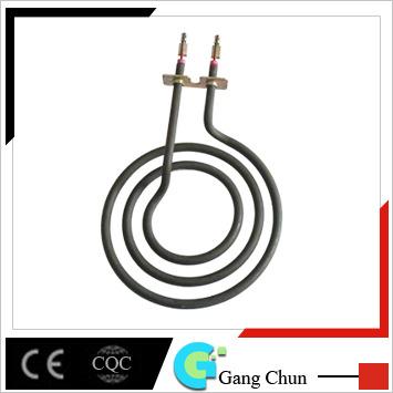 China Electric Friction Plate Green Heating Element Coil Airfryer / Tube for sale