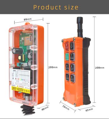 China ABS Engineering Three Prevention PC Hardware F21-E1B Telecrane Manufacturers Crane Industrial Radio Remote Control For Overhead Cranes for sale