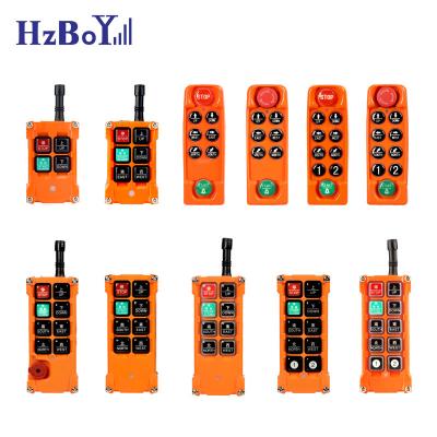 China Industrial Equipment Low Price 6 Channels Push Button Switch Overhead Crane Hot-selling Wireless Remote Control Crane /Hoist/Crane F21-E1B for sale