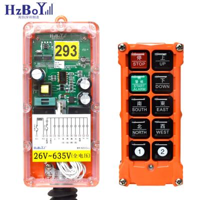 China Prevention PC Hardware F23-A+ 868mhz Best Price Remote Control Crane 8 Overhead Crane Enemy Crane ABS Engineering Three Buttons for sale