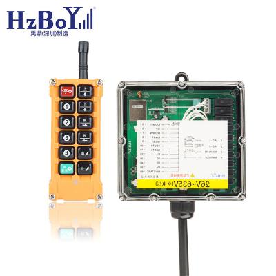 China ABS Engineering Three Prevention PC Material F23-BB Industrial 10 Push Button For Overhead Crane Wireless Remote Control Switch for sale