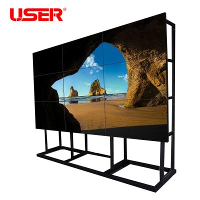 China Advertising Edit 46 Inch LCD Display With 1920*1080P / Narrow Bezel LCD Video Wall , Built-in Matrix LCD Monitor for sale