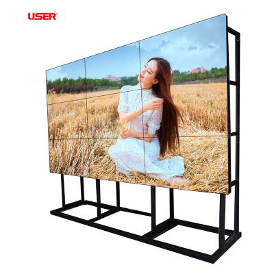 China Indoor videowall 3x3 lcd video wall with video wall controller for sale