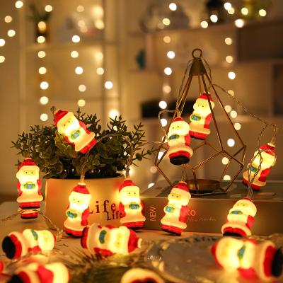 China Festival Stuff CR-B210 Outdoor Decoration Santa Led Pendant Christmas Tree Colorful Lights Led String for sale