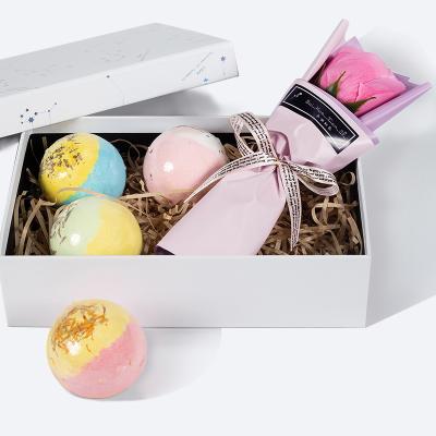 China Agriculture A081A Marketing Promotional Funny Organic Christmas Women Man Bath Bombs Gift Set for sale