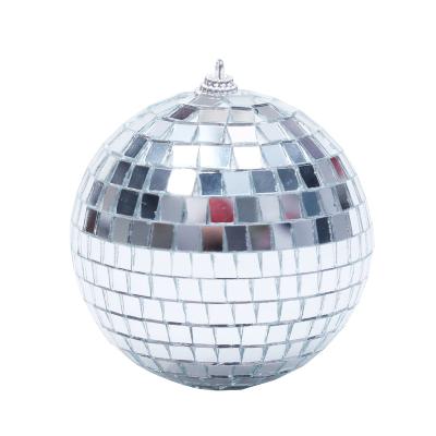 China Festival Stuff CR-B059B Glass Mirror Disco Ball Hanging Christmas Tree Decoration Ornaments Christmas Glass Ball for sale