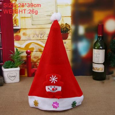 China Wholesale Party Supplies Santa Christmas Hat With Light Festival Stuff CR-B116ALA Christmas New Year Holiday Party Supplies for sale