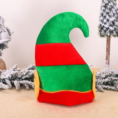 China Festival Stuff CR-B118 Holiday Party Favors Elf Christmas Novelty Custom Creative Fancy Green Santa Hat for sale