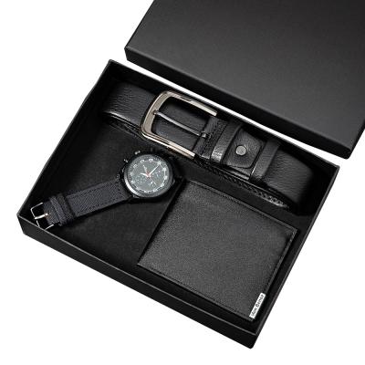 China B054A 3Piece Agriculture Watch Wallet Belt Fathers Day Present Best Personalize Custom Luxury Business Gift For Clients Associate for sale