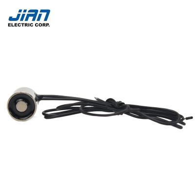 China Hotels JSP-1010 0.3kgs Lifting Force 12V DC Electromagnet Mini Electromagnet Holding Electromagnet for sale