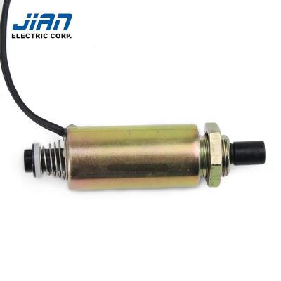 China General JST-1327 Customize DC 12V /24V Open Frame Linear Reciprocating Solenoid Solenoid for sale