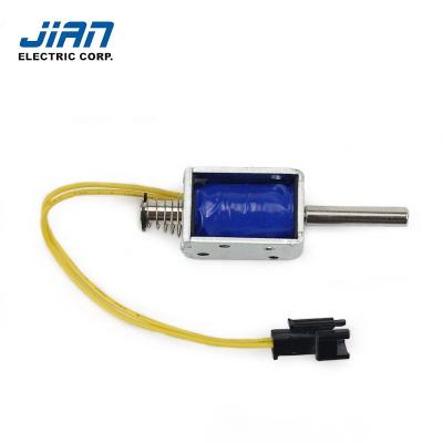 China General DC Solenoid Electromagnet , Sight Type Electromagnet Mini Push Pull Solenoid Electromagnet for sale