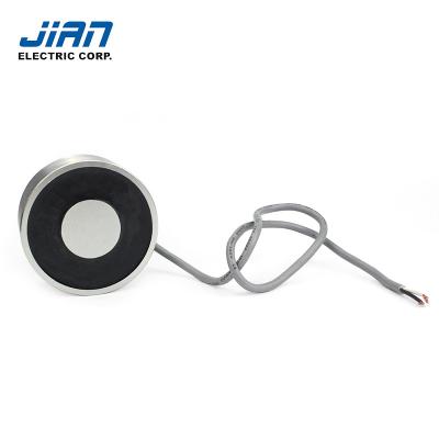 China Hotels JSP-8038 2400N 240kgs Small Electromagnet Holding Lifting Electromagnet Around Mini Electromagnet for sale