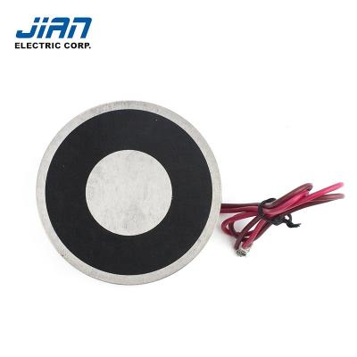 China Hotels JSP-7045K 24v 120kg Suction DC Solenoid Electromagnet Round Electric Electric Standing Magnet for sale