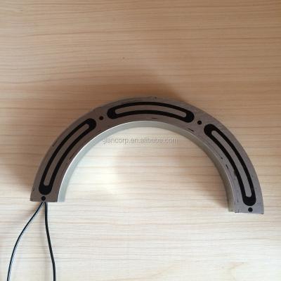 China Steel Electromagnet Or Stainless Steel Semicircle Magnetic Dia160 24VDC for sale