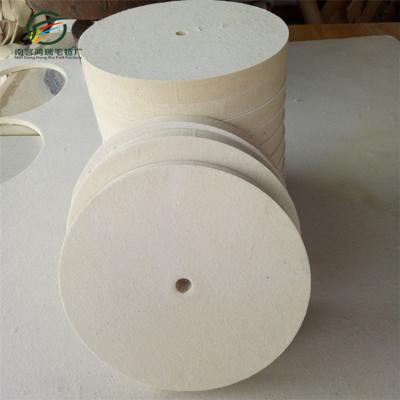 China Wheel with cover; wheel without cover hot products wholesale Custom100% wool felt polishing wheel for sale