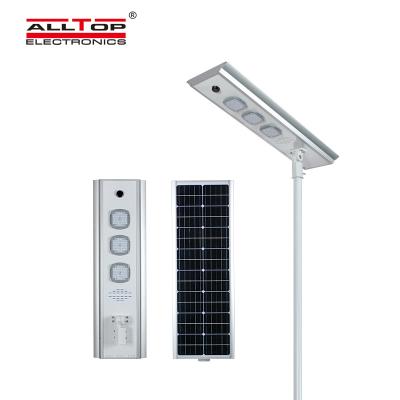 China ALLTOP ROAD wholesale price waterproof outdoor lighting ip65 smd 50w 100w 150w integrated all in one led solar street light for sale