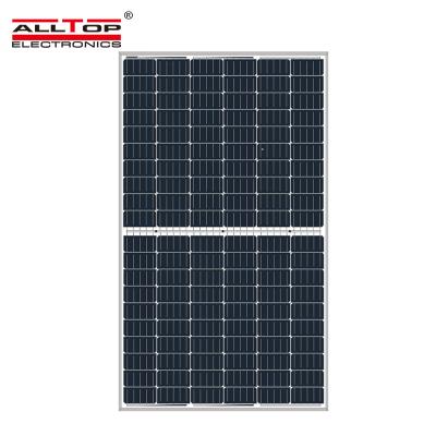 China ALLTOP High Efficiency Home Commercial Solar Photovoltaic Panels Grade Outdoor 375w 370w 365w 360w Monocrystalline Silicon Roofing Solar Panel en venta