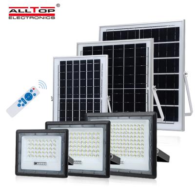 China ALLTOP Square Factory Wholesale Ip65 80w 160w 240w Outdoor Lighting Waterproof Solar LED Flood Light for sale