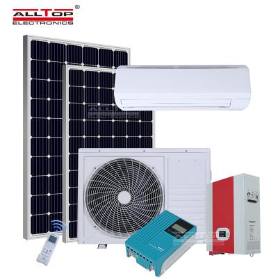 China Hotel Off Grid Solar Air Conditioning 18000btu Split Unit DC Photothermal Powered Solar Room Air Conditioner Price for sale