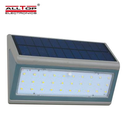 China ALLTOP polycarbonate high power smd Bridgelux IP65 waterproof lamp 3w 5w led security solar wall light à venda