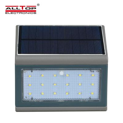 China ALLTOP high quality outdoor ip65 polycarbonate waterproof 3w 5w all in one integrated solar led wall light à venda